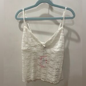 Edikted White Lace Top